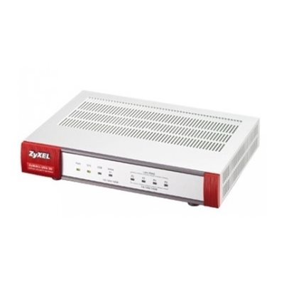 ZyXEL USG20-VPN -palomuuri, pelkkä laite, hopea/punainen