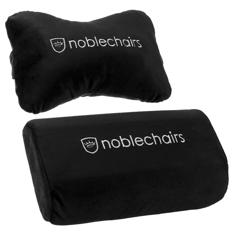 noblechairs Tyynysarja EPIC/ICON/HERO -sarjojen tuoleille, musta/valkoinen