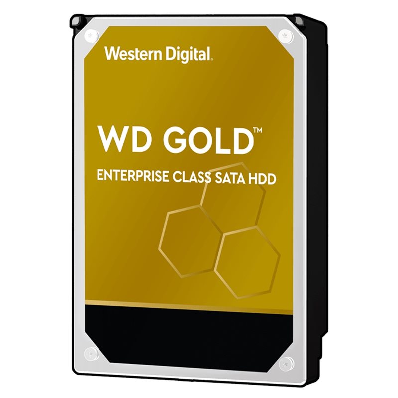 Western Digital 18TB WD Gold HDD, 3.5" sisäinen kiintolevy, SATA III, 7200 rpm, 512MB