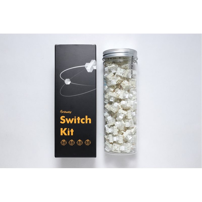 Ducky Switch Kit - Kailh Box White -kytkinsarja, 110 kpl