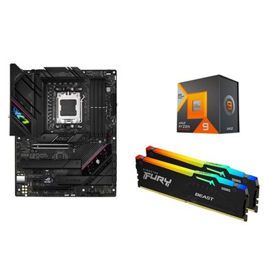 Asus ROG STRIX B650E-F GAMING WIFI + Ryzen 9 7950X3D + 32GB DDR5 6000MHz (Bundletarjous!)