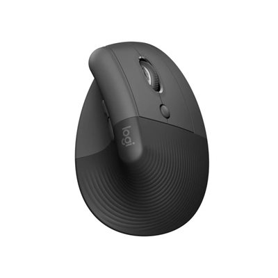 Logitech (Outlet) Lift, langaton ergonominen pystyhiiri, 4000 DPI, grafiitti