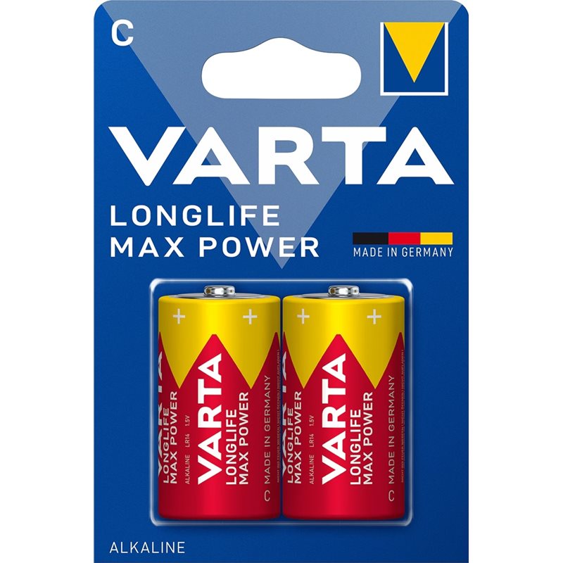 Varta C/LR14 Longlife Max Power -paristo, 2kpl