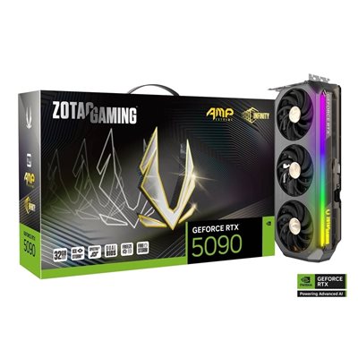 Zotac GeForce RTX 5090 AMP Extreme INFINITY -näytönohjain, 32GB GDDR7