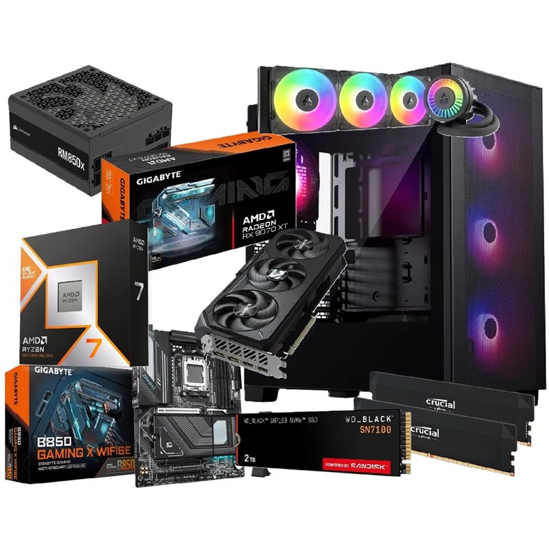 Jimm's DIY Gigabyte 9070XT -tuotepaketti