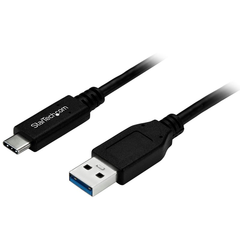 StarTech.com 3.2 Gen1 USB-C -> USB-A -kaapeli, 1m, musta