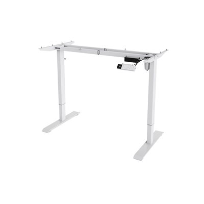 Leitz Table Frame to SitStand, sähköpöydän runko ilman pöytälevyä, korkeus 720 - 1180 mm, valkoinen