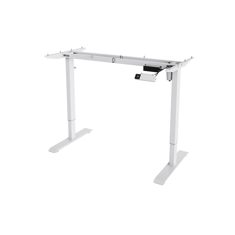 Leitz Table Frame to SitStand, sähköpöydän runko ilman pöytälevyä, korkeus 720 - 1180 mm, valkoinen