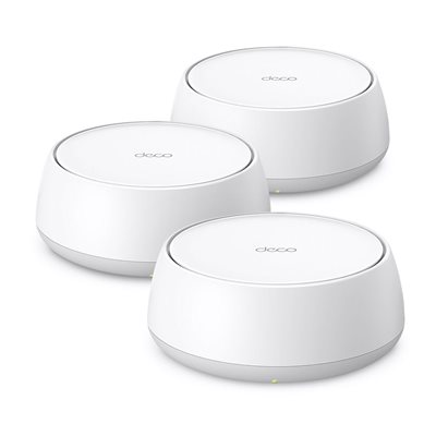 TP-Link Deco BE22, Dual Band BE3600 Wi‑Fi 7 -Mesh-järjestelmä, valkoinen, 3 kpl