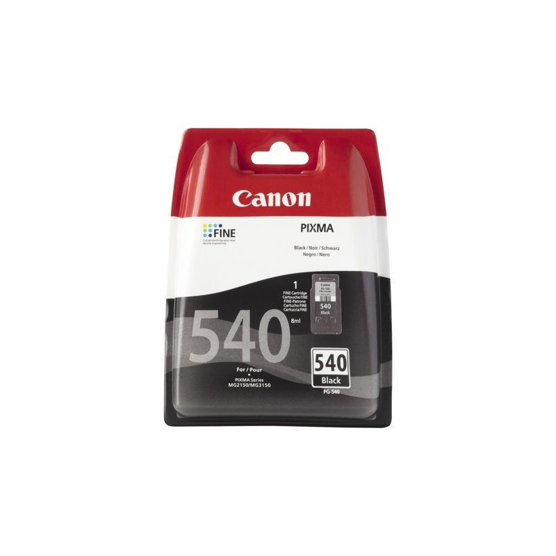 Canon PG-540 -mustesuihkukasetti, musta, blister-pakattu
