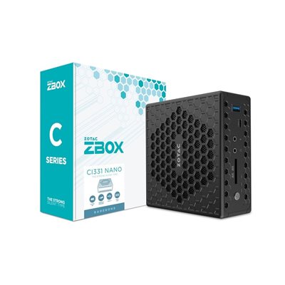 Zotac ZBOX CI331 nano, MiniPC -barebone, musta