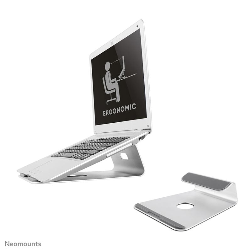 Neomounts by Newstar NSLS025 laptop stand, kannettavan tietokoneen teline, hopea