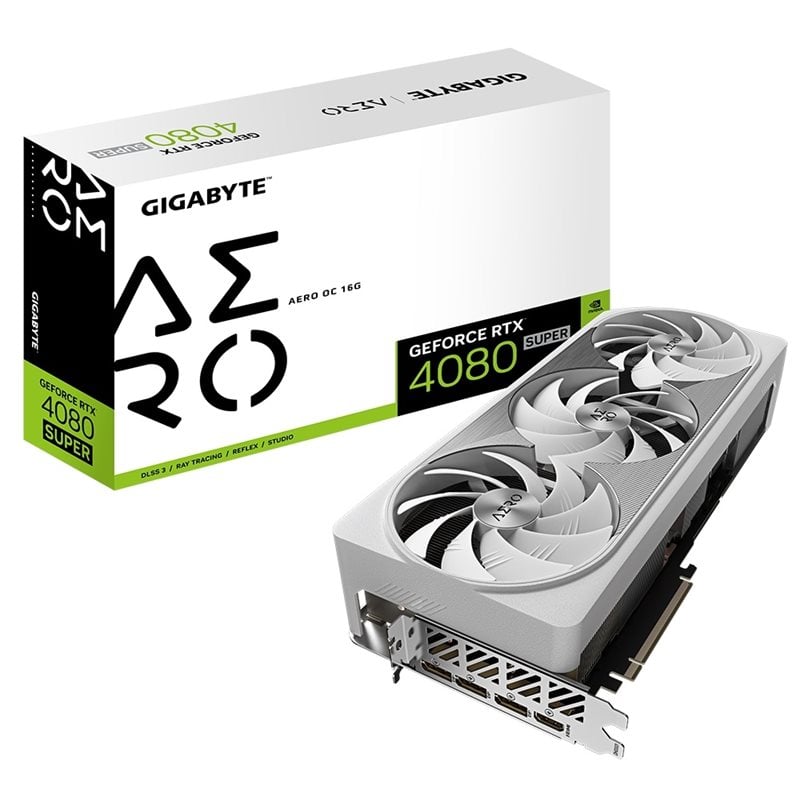 Gigabyte GeForce RTX 4080 SUPER AERO OC -näytönohjain, 16GB GDDR6X
