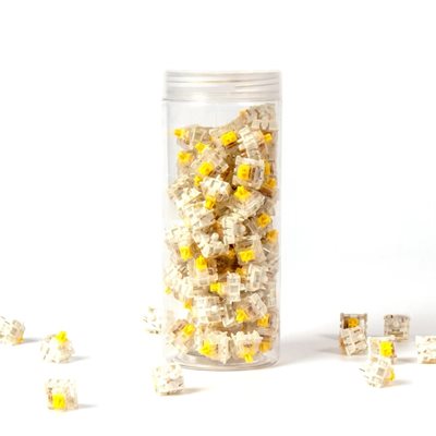 Keychron Gateron Silent Switch - Yellow -kytkinsarja, 110 kpl