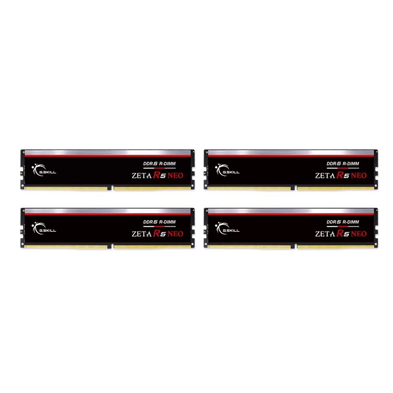 G.Skill 128GB (4 x 32GB) Zeta R5 Neo, DDR5 6000MHz, CL30, 1.40V, musta