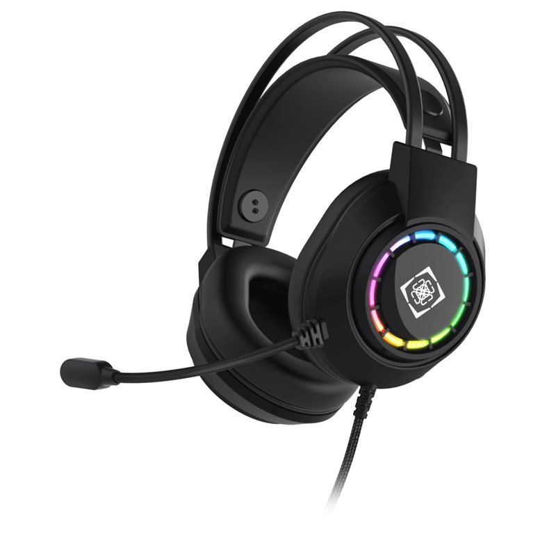 Deltaco Gaming DH220 USB Stereo -pelikuulokkeet, RGB, musta