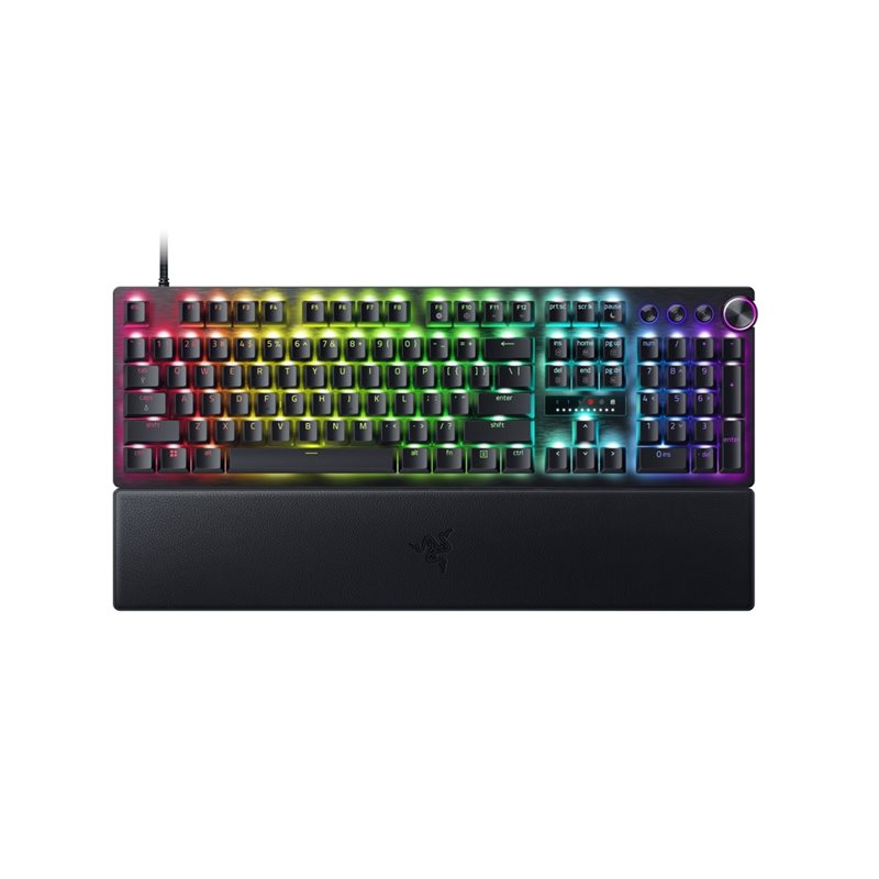 Razer Huntsman V3 Pro, mekaaninen pelinäppäimistö, Razer Analog Optical Switch Gen-2, musta