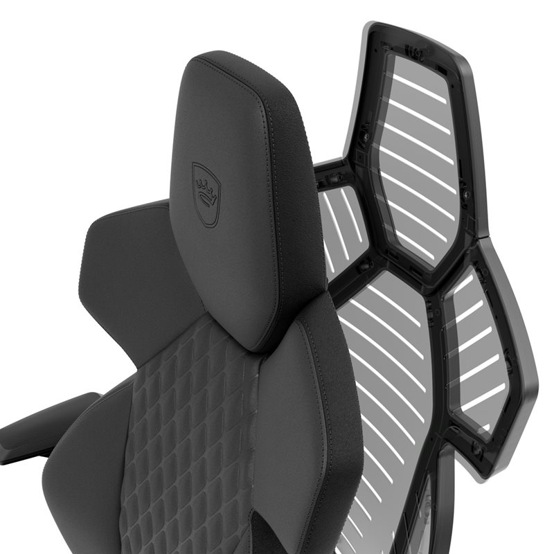 noblechairs DAWN Gaming Chair, keinonahkaverhoiltu pelituoli, musta - Kuva 2