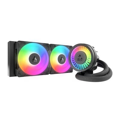 ARCTIC Liquid Freezer III Pro 240 A-RGB (Black), 240mm AIO-nestejäähdytysratkaisu prosessorille, musta
