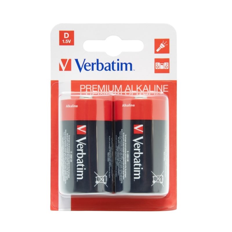 Verbatim D/LR20 -paristot, 2kpl