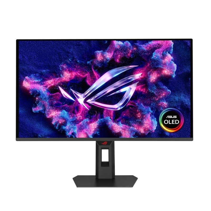 Asus 26,5" ROG Strix OLED XG27AQDPG, 500Hz QHD-pelimonitori, musta