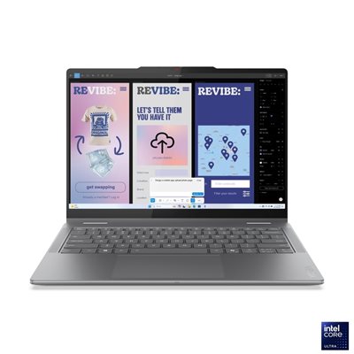 Lenovo 14" Yoga 7 2-in-1 14ILL10, kannettava tietokone, Luna Grey
