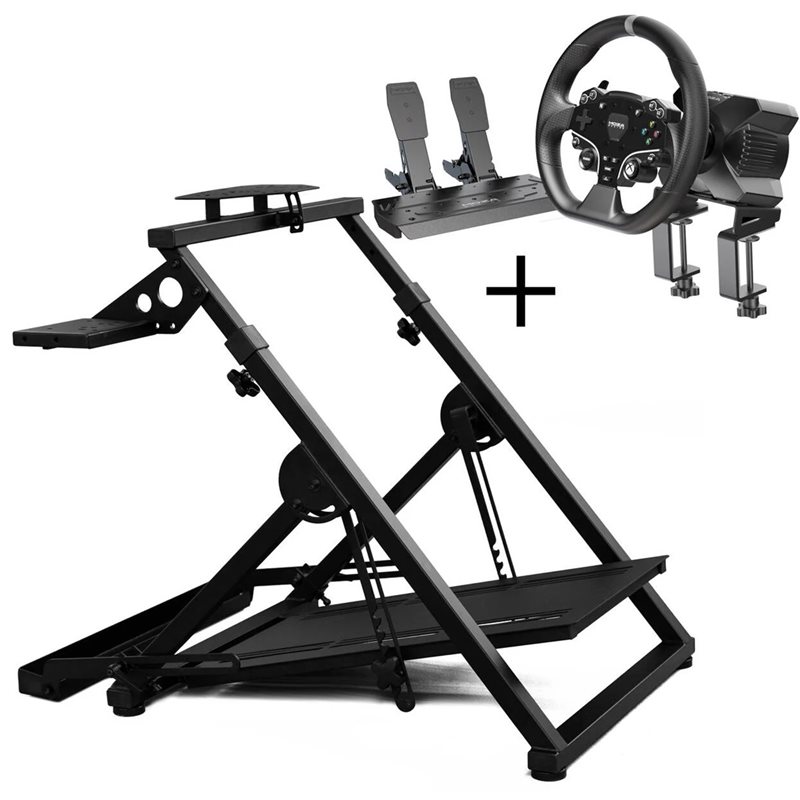 Nitro Concepts C-Racer ja MOZA R3 Racing -tuotepaketti (XBOX, PC), musta