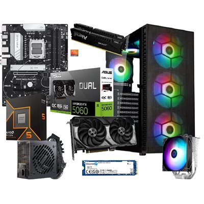 Jimm's DIY Asus RTX 5060 -tuotepaketti