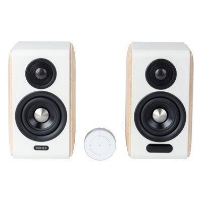 Edifier S880DB MKII -aktiivikaiuttimet, Bluetooth 5.3, valkoinen/puu