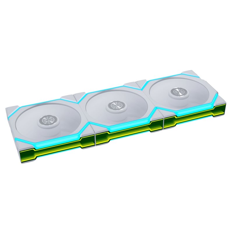 Lian Li UNI FAN SL Flex (Triple Pack), 120mm PWM-laitetuuletinsarja + kontrolleri, valkoinen