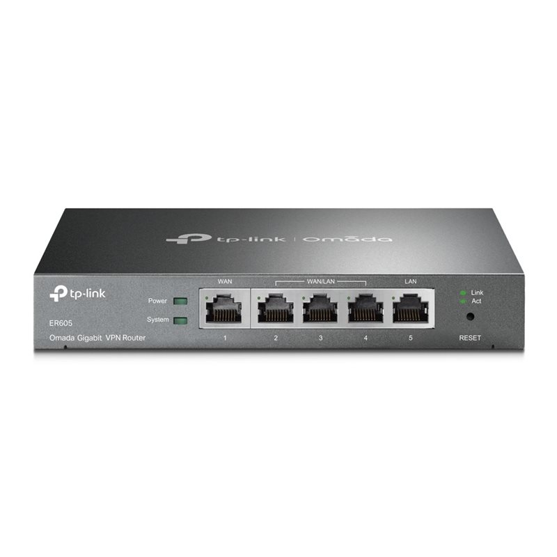 TP-Link (Outlet) ER605 Omada Gigabit VPN-reititin, musta