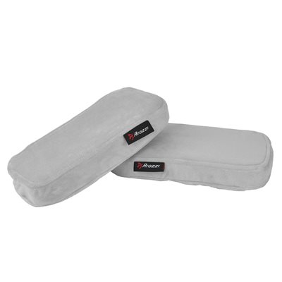 Arozzi Memory Foam Armrest Pads, muistivaahtotyynypari käsinojiin, harmaa