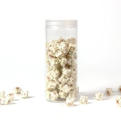 Keychron Gateron Silent Switch - White -kytkinsarja, 110 kpl