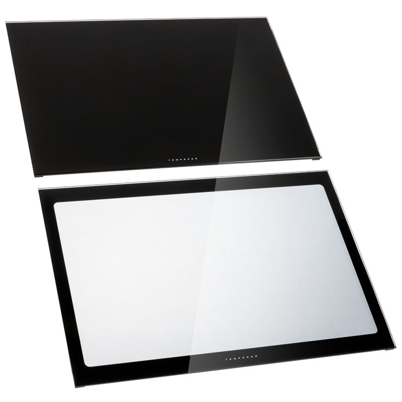 Streacom DA2 Window Side Panel Kit - Tempered Glass, musta (Poistotuote! Norm.29,9€)