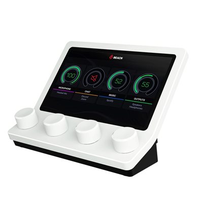 BEACN Mix - Light -audiohallintapaneeli, valkoinen/musta