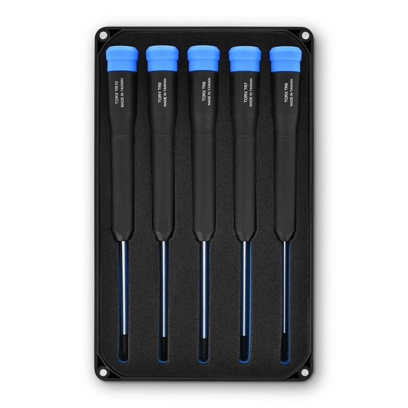 iFixit Pro Tech -ruuvimeisselisarja, Torx Security, 5 kpl, musta/sininen