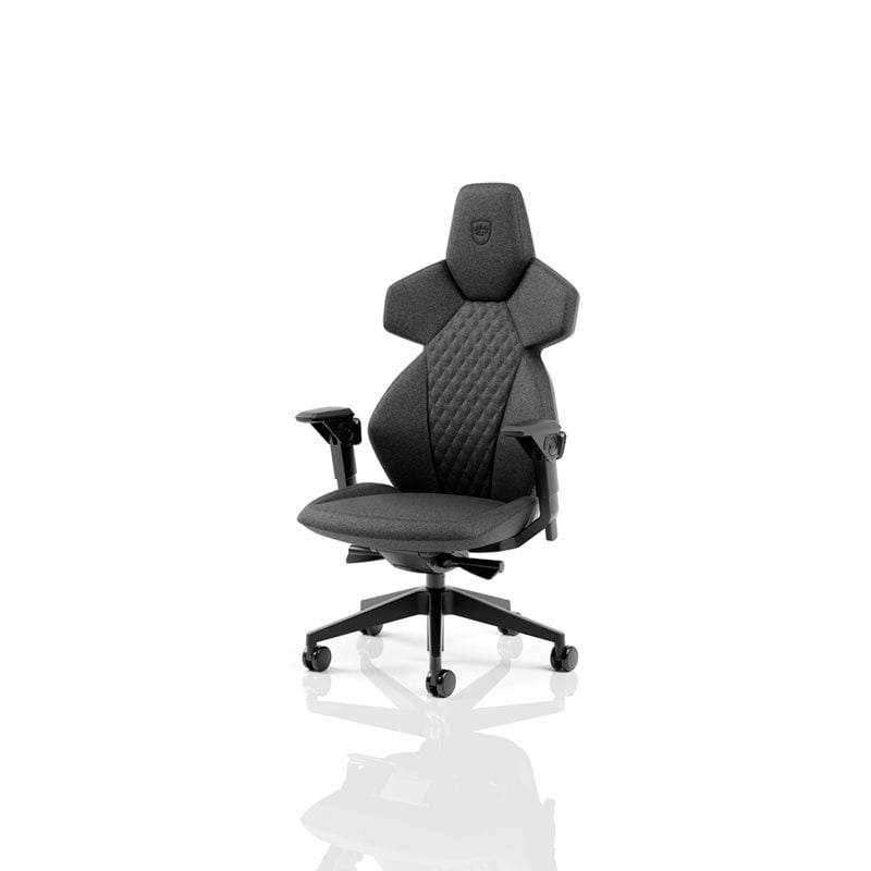 noblechairs DAWN TX Gaming Chair, kangasverhoiltu pelituoli, musta