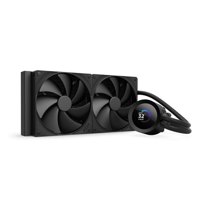 NZXT Kraken Plus 280, 280mm AIO-nestejäähdytysratkaisu prosessorille, musta