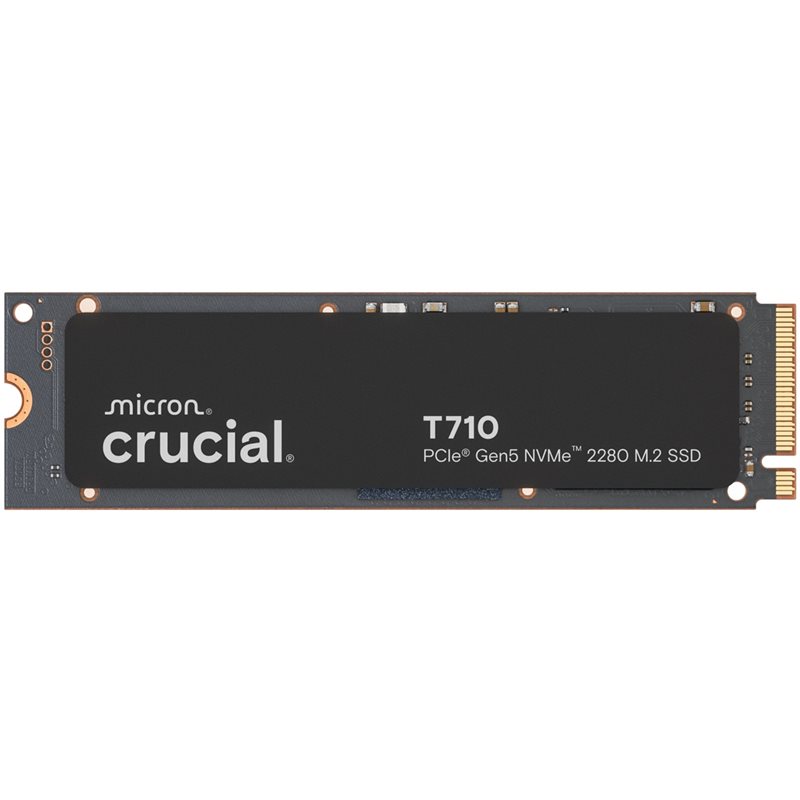 Crucial 4TB T710 PCIe Gen5 NVMe SSD, M.2 2280, 14 500/13 800 MB/s