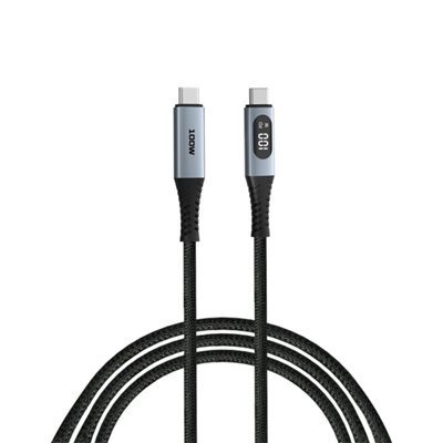 Verbatim 2.0 USB-C -kaapeli, tehonäytöllä, PD3.0 100W, 1,2m, musta