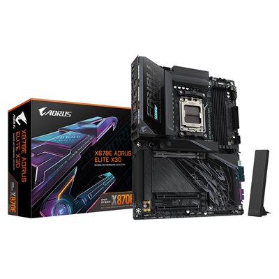 Gigabyte X870E AORUS ELITE X3D, ATX-emolevy