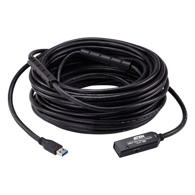 Akasa 3.2 Gen1 USB-A uros -> USB-C naaras -jatkokaapeli, 20m, musta
