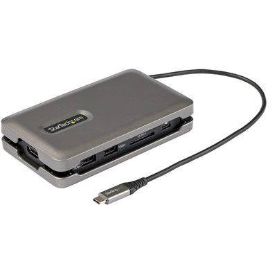 StarTech.com 3.2 Gen2 USB-C 6-in-1 Multiport -telakka, harmaa