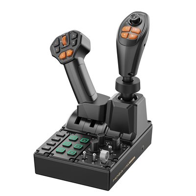 MOZA Racing Farming Control System -ohjain, musta