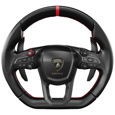 MOZA Racing Lamborghini Revuelto -rattiohjain (340 mm), musta