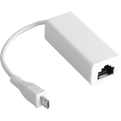 MicroConnect 100Mbps Ethernet -verkkoadapteri, 2.0 Micro-USB, valkoinen