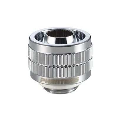 Phanteks 16/10mm Soft Tube Fitting -ruuviliitin, G1/4, kromi