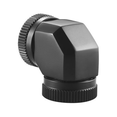 Phanteks 12mm Hard Tube Adapter 90° -adapteriliitin, 90° kulma, musta