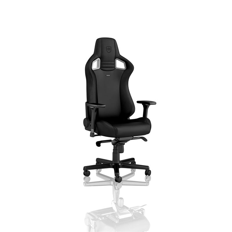 noblechairs EPIC Gaming Chair Black Edition, keinonahkaverhoiltu pelituoli, musta (Tarjous! Norm. 449,90€)