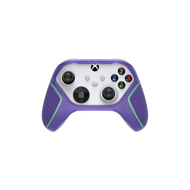 OtterBox Xbox X|S Antimicrobial Easy Grip Controller Shell, peliohjaimen suojakuori, violetti/vihreä